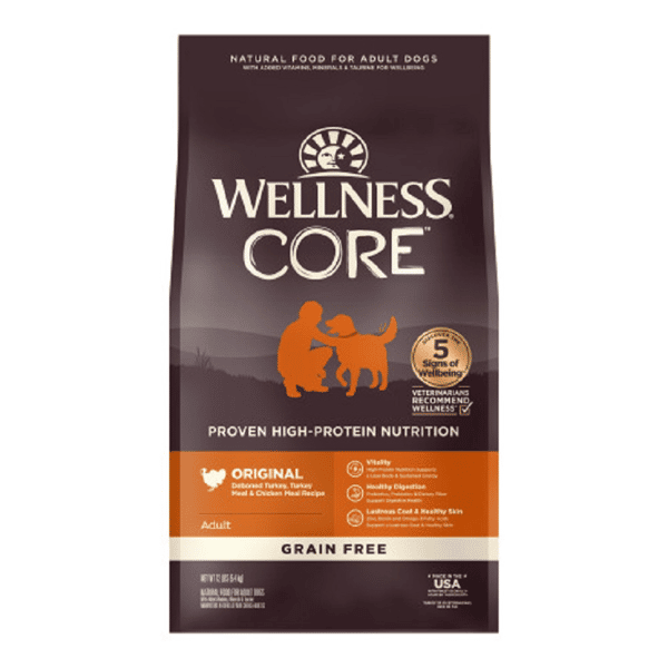 WELLNESS CORE 狗糧 無穀物 經典原味配方 去骨火雞及雞肉 4lb (88410) (圖片1)
