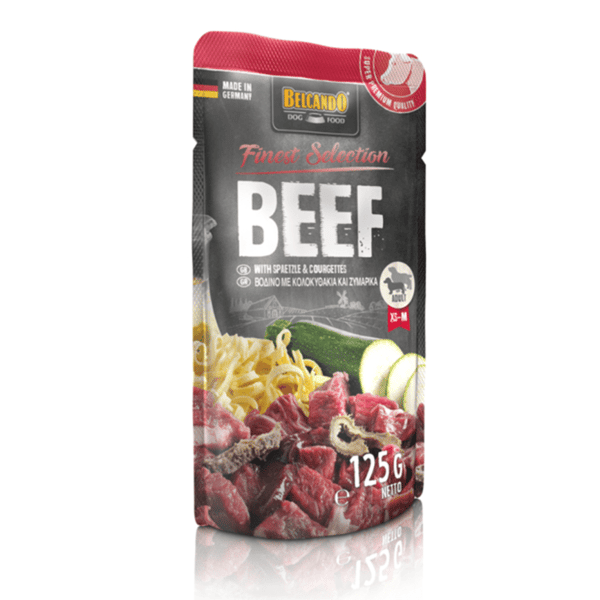 Belcando Beef with spaetzle & courgettes 125g (圖片1)