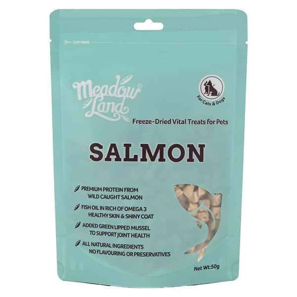 Meadowland Meadowland 貓狗零食 凍乾三文魚 50g 50g 正面圖