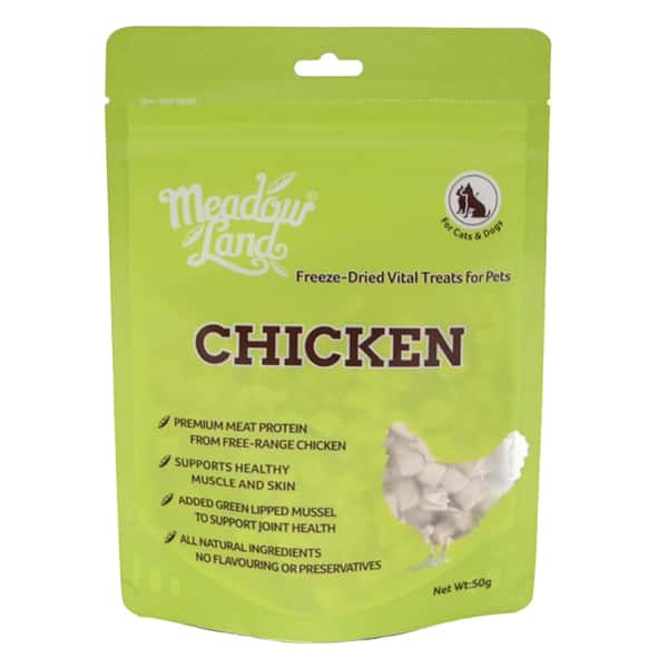 Meadowland Meadowland 貓狗零食 凍乾雞肉 50g 50g 正面圖