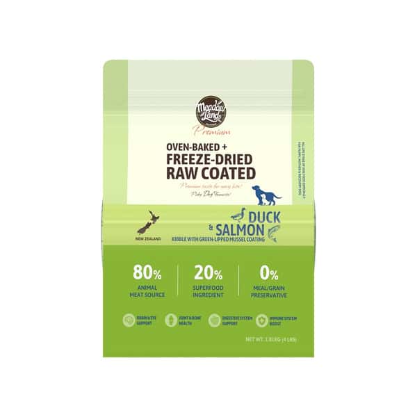 Meadowland 狗糧 全犬糧 臻至系列 烘焙鴨肉 + 三文魚及青口塗層配方 1.81kg (MDOB002) (圖片1)