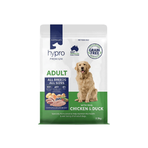 Hypro Premium Chicken + Duck Adult Dog Food 2.5kg (HP08) (圖片1)