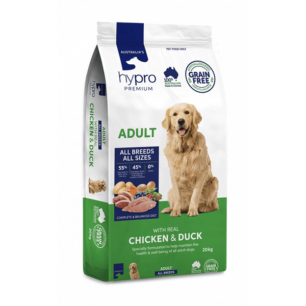 Hypro Premium Chicken + Duck Adult Dog Food 20kg (HP10) (圖片1)
