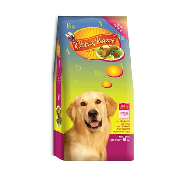 Vitta Vitta Maxx 狗糧 維多成犬糧 牛肉 15kg 15kg  正面圖