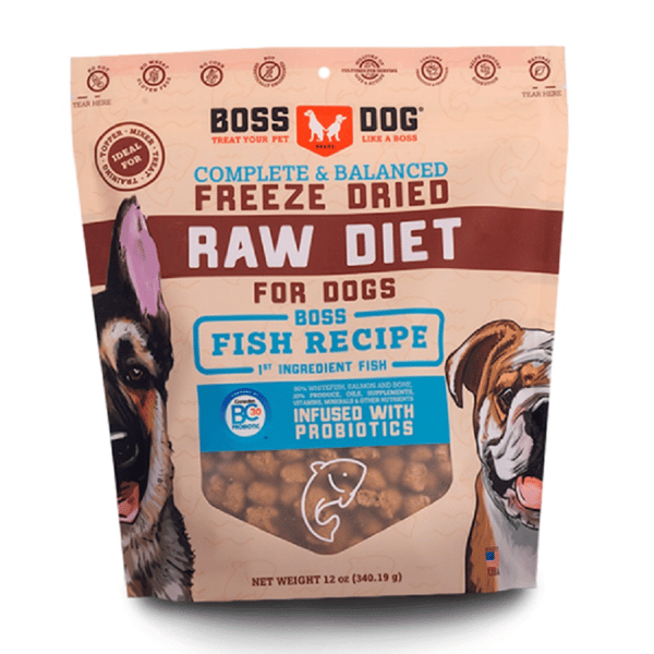 Boss Dog 犬用主食凍乾 魚肉配方 12oz (02410) (圖片1)
