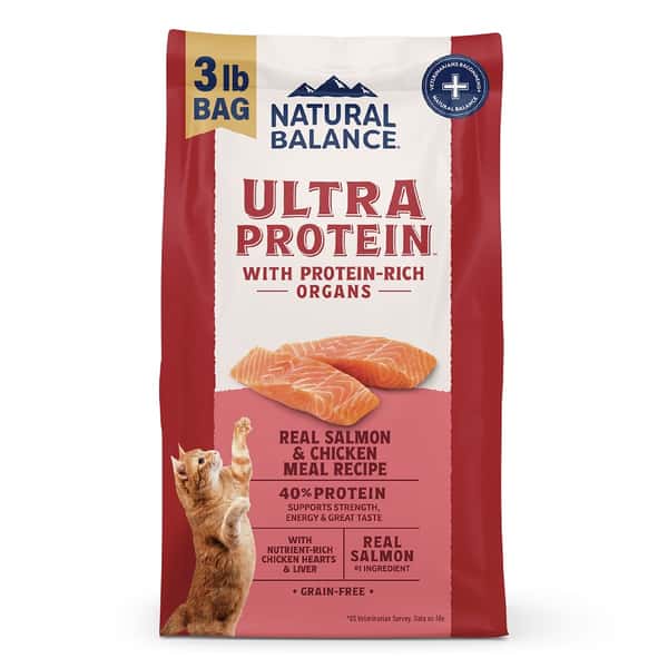 Natural Balance 貓糧 ULTRA PROTEIN 頂級系 三文魚雞肉 3lb (00688) (圖片1)