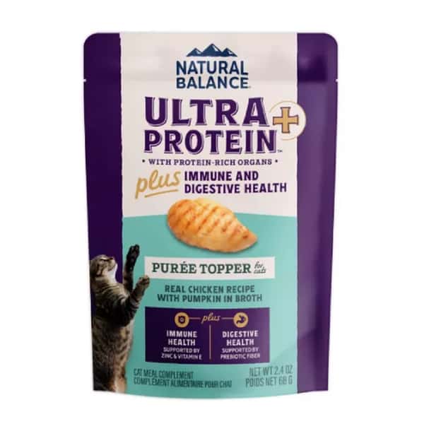 Natural Natural Balance 超‧頂級系 免疫和消化健康 雞肉南瓜肉泥佐餐 2.4oz 4oz 正面圖