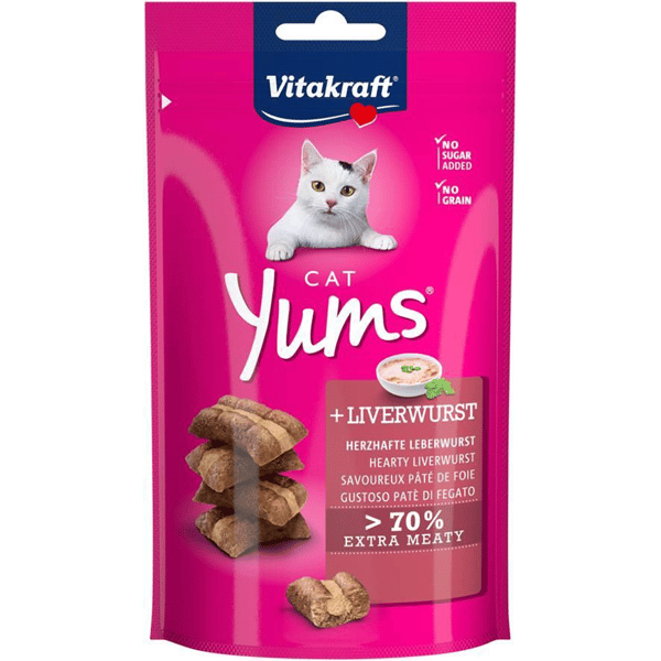 Vitakraft 貓零食 活血肉汁軟粒 肝香腸 40g (VK28822B) (圖片1)
