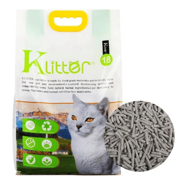 KLitter 2.0 幼身版天然玉米 豆腐貓砂 活性炭 18L (圖片1)