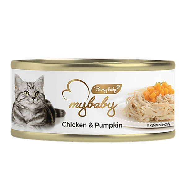 My My baby 貓罐頭 雞肉及南瓜 Chicken with Pumpkin 85g 85g 正面圖