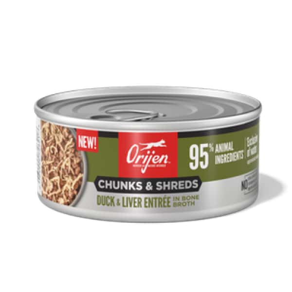 Orijen Orijen 貓罐頭 奢華鮮肉 鴨肉雞肝 85g 85g 正面圖