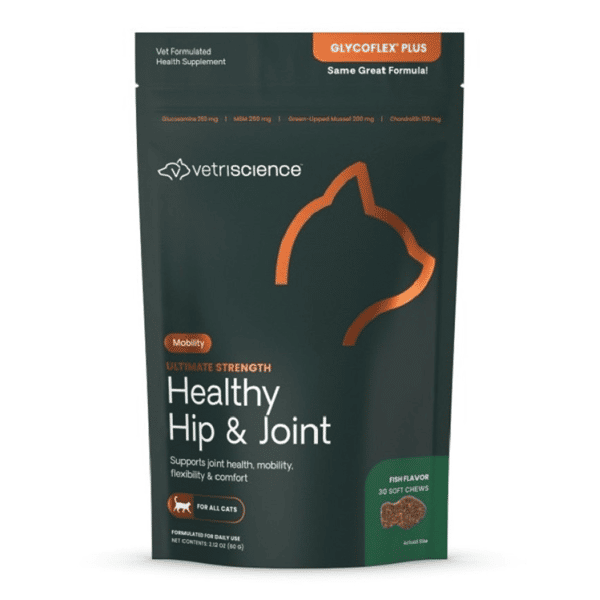 VetriScience 貓用強效關節保健 咀嚼肉粒 30片/袋 魚味 (圖片1)