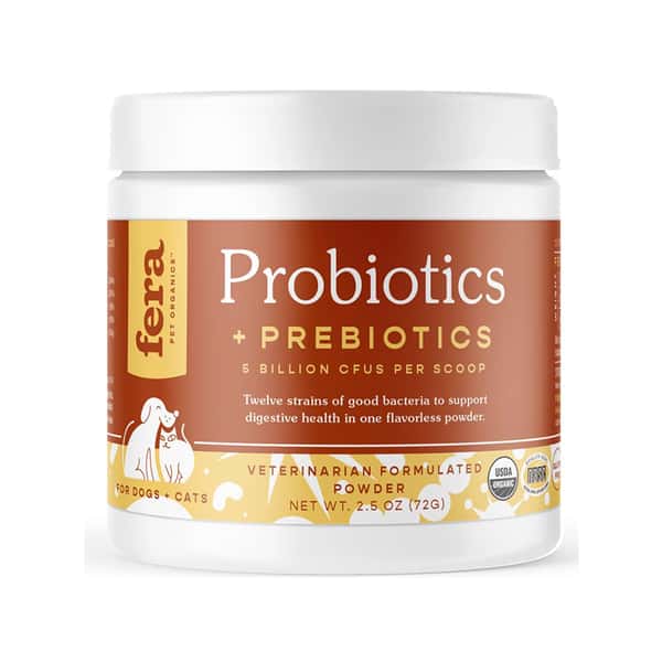 Fera Pets Supplement 貓狗營養補充品 USDA有機認證 有機益生菌及益生元營養粉 72g (犬貓通用) (4581) (圖片1)