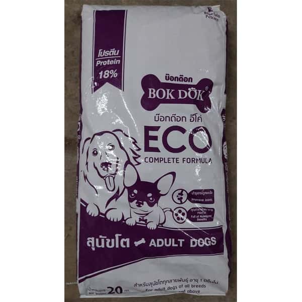 BOK BOK DOK 狗糧 成犬糧 經濟配方 雞肉 20kg 20kg  正面圖