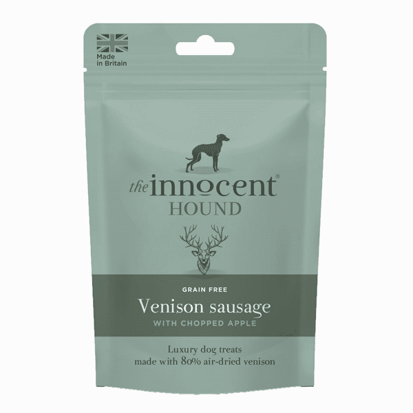 The Innocent Hound 狗零食 風乾小食 鹿肉蘋果香腸 7pcs (圖片1)