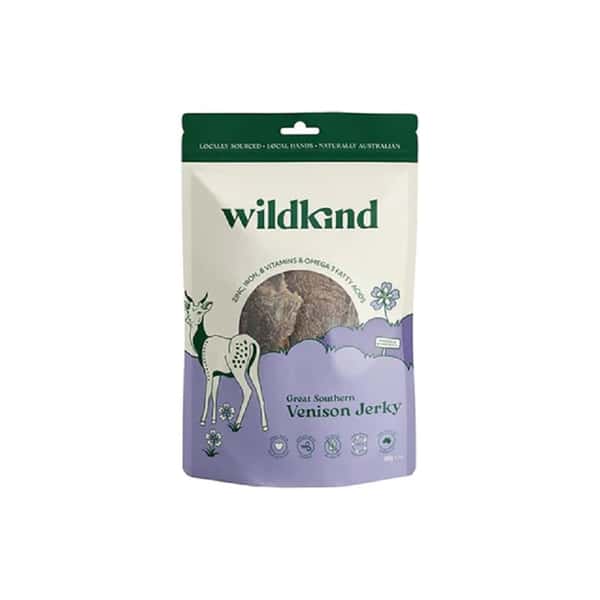 Wildkind Wildkind 狗零食 風乾小食 鹿肉乾 100g 100g  正面圖
