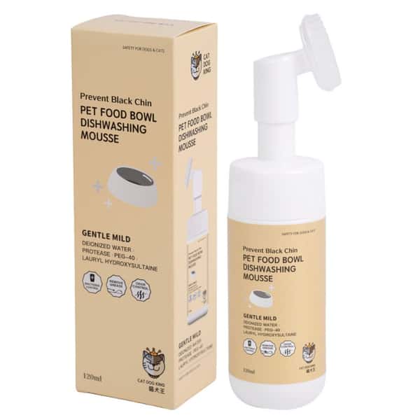 貓犬王 貓犬用 寵物食具清潔泡沫慕絲 120ml (CDK2079) (圖片1)