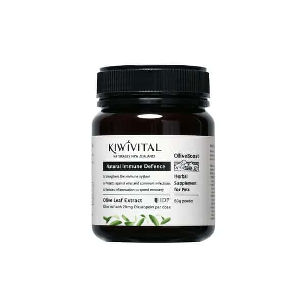 Kiwivital 貓犬用 OliveBoost 橄欖葉草療配方 80g (圖片1)