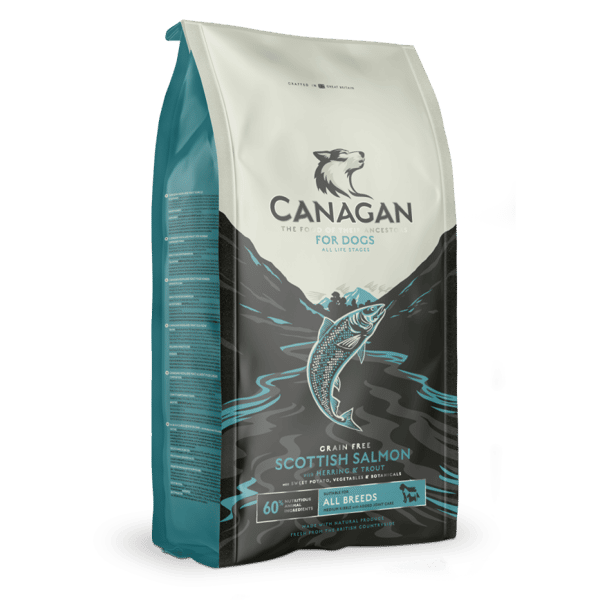 CANAGAN原之選 CANAGAN原之選 狗糧 無穀物狗糧 蘇格蘭三文魚 標準粒 2kg 2kg 正面圖