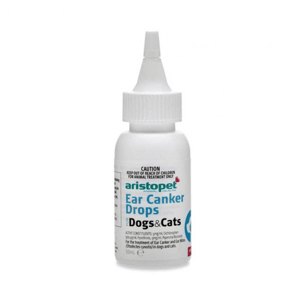 Aristopet澳洲 貓犬殺耳蝨耳水 Ear Canker Drops 50ml (貓犬用) AB426 (圖片1)