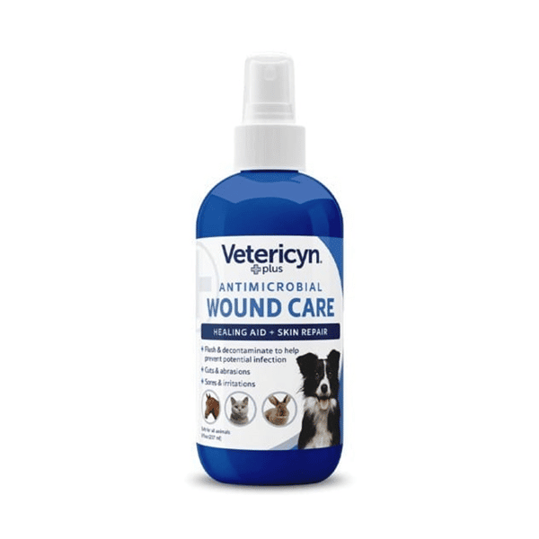 寵物神仙水 Vetericyn Plus維特 傷口護理 Wound & Skin Care Liquid 8oz (貓犬用) (VC1002) 隨機包裝 (圖片1)