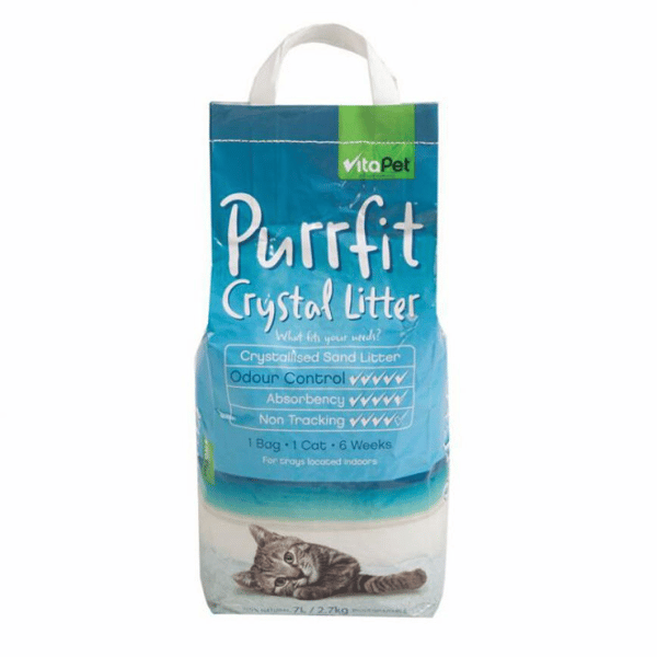 VitaPet Purrfit 低粉塵高吸水 水晶貓砂 7L (圖片1)