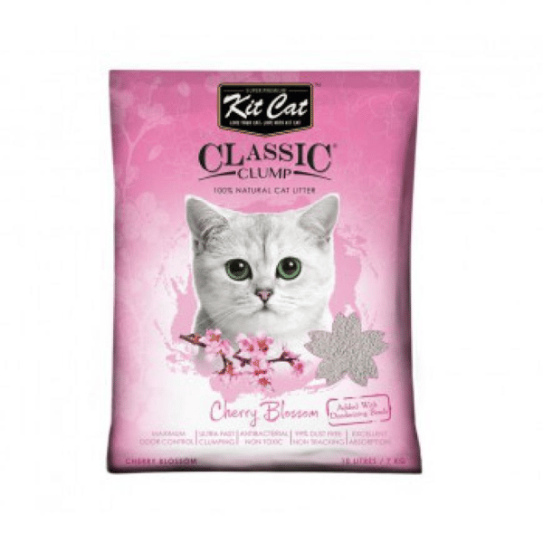 Kit Cat 天然凝結礦物砂 櫻花味 10L (KC-007) (圖片1)