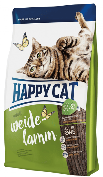 Happy Happy Cat Supreme 成貓糧 羊肉配方 1.4kg 4kg  正面圖
