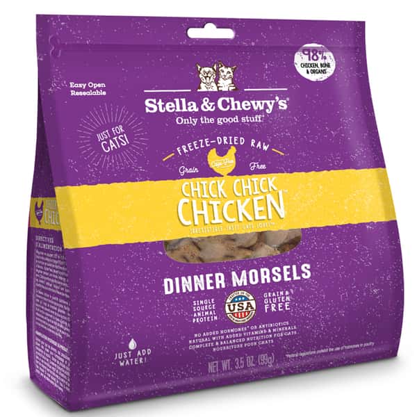 Stella & Chewy's 貓糧 Dinner Morsels 凍乾生肉主食糧 雞肉配方 18oz (SC034) (圖片1)