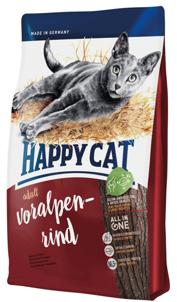 Happy Cat Supreme 成貓牛肉大顆粒配方貓糧 Adult Voralpen-Rind (Bavarian beef) 1.4kg (70200) (圖片1)