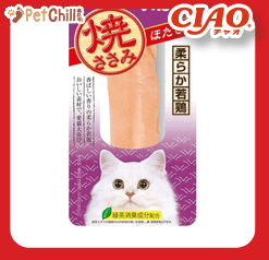 CIAO 貓零食 日本烤雞胸肉 扇貝味 30g (紫) (QYS-04) (圖片1)
