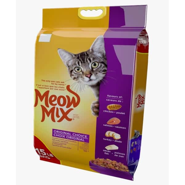 Meow Mix 貓糧 原味配方 15lb (紫) (MM509183A) (新包裝) (圖片1)