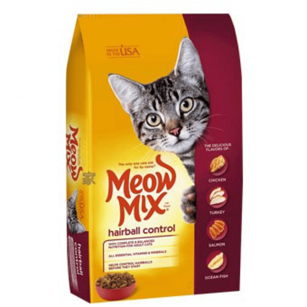 Meow Mix 貓糧 去毛球配方 14.2lb () (圖片1)