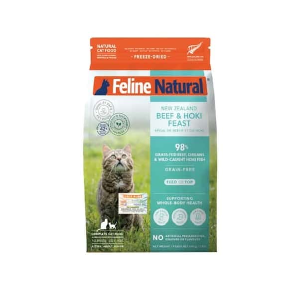 Feline Natural 貓糧 牛肉尖尾鱈魚盛宴 320g (F9-BH320) (新舊包裝隨機發貨) (圖片1)