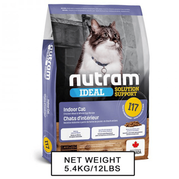 nutram IDEAL紐頓 室內控制掉毛配方貓糧 I17 1.13kg (NT-I17-1K) (圖片1)