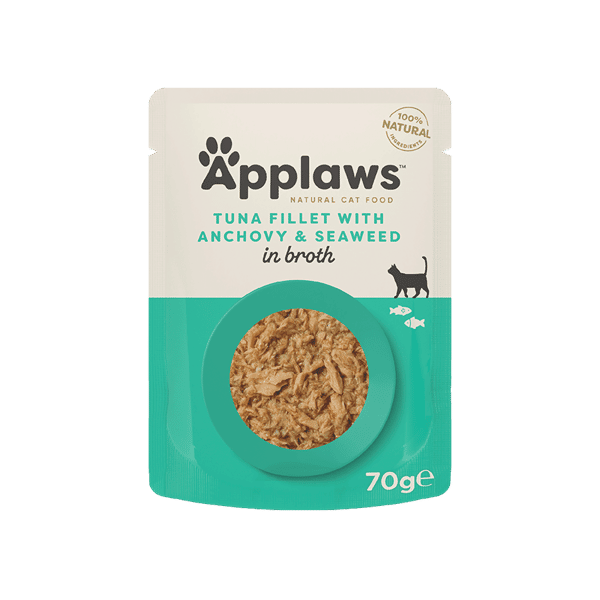 Applaws Applaws 貓濕糧 Cat Pouch 吞拿魚及鯷魚 Tuna with Anchovy 70g 70g 正面圖