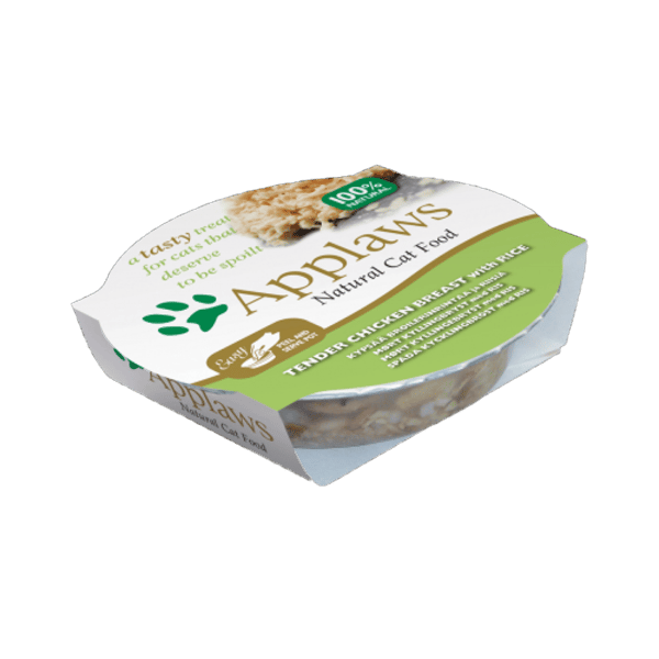 Applaws 貓濕糧 Cat Pot 肉湯系列 雞胸及米 Chicken Breast with Rice 60g (7005) (圖片1)