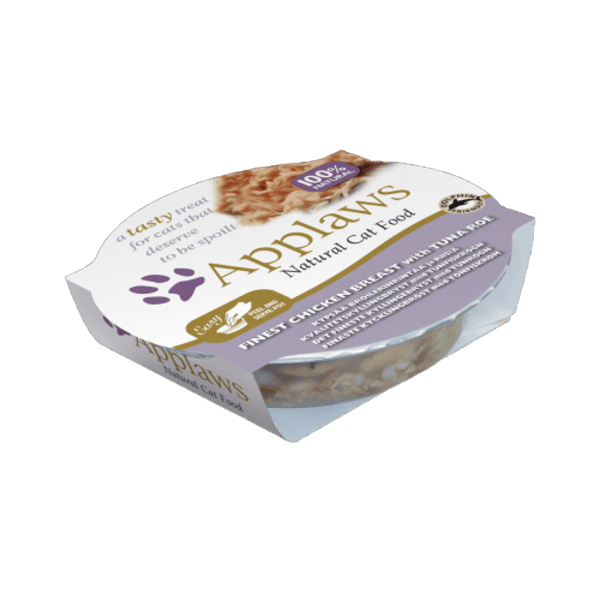 Applaws 貓濕糧 Cat Pot 肉湯系列 雞胸及吞拿魚子 Chicken Breast with Tuna Roe 60g (7006) (圖片1)