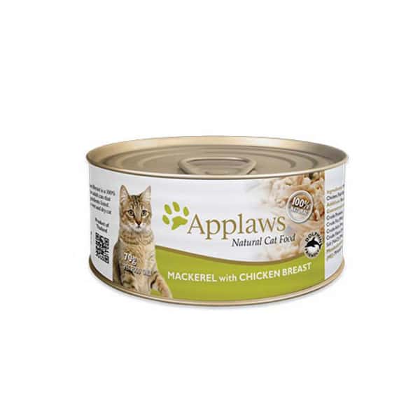 Applaws Applaws 貓罐頭 天然優質鯖魚及雞胸 Mackerel with Chicken 70g 70g 正面圖