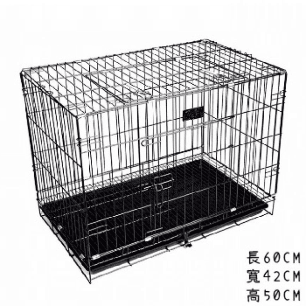 中型寵物籠 貓籠狗籠 顏色隨機 (貓犬用) (L61cm*W42cm*H50cm) (圖片1)