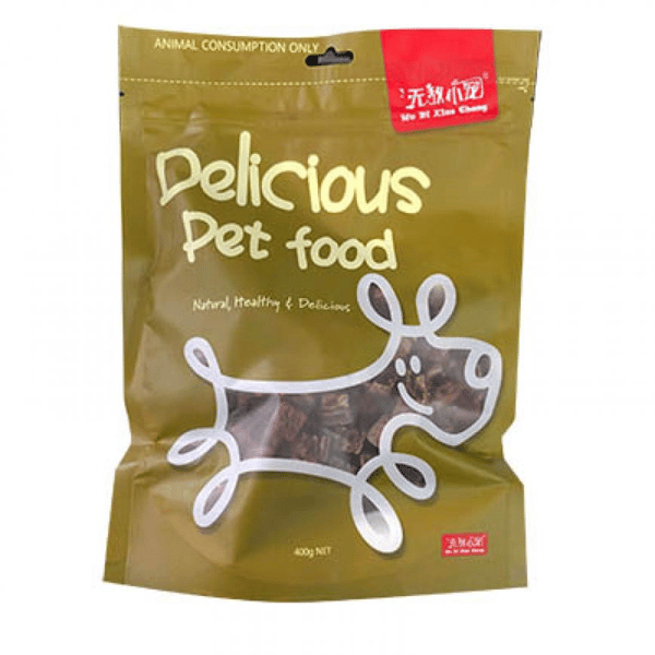 Delicious Pet food無敵小寵 狗零食 雪花純牛肉粒 訓犬零食 精裝400g (犬用) (軍綠) (圖片1)