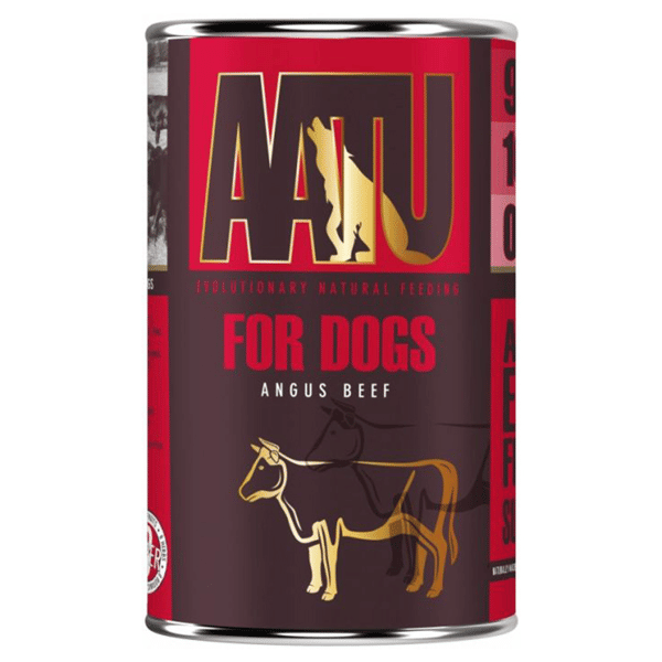 AATU 狗罐頭 全配方狗用主食罐頭系列 90/10/0 安格斯牛肉全配方 400g (ATWB400) (圖片1)