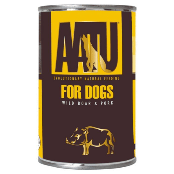 AATU 狗罐頭 全配方狗用主食罐頭系列 90/10/0 豬及野豬全配方 400g (ATWP400) (圖片1)