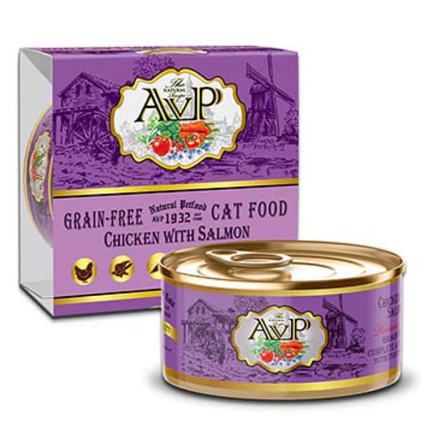 AVP愛威堡 AVP愛威堡 全貓主食罐 雞肉及三文魚 Chicken with Salmon 85g 85g  正面圖