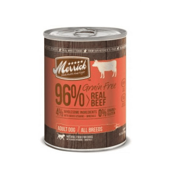Merrick Merrick 無穀物狗罐頭 天然牛肉配方 96% Texas Beef 12.7oz 7oz 正面圖