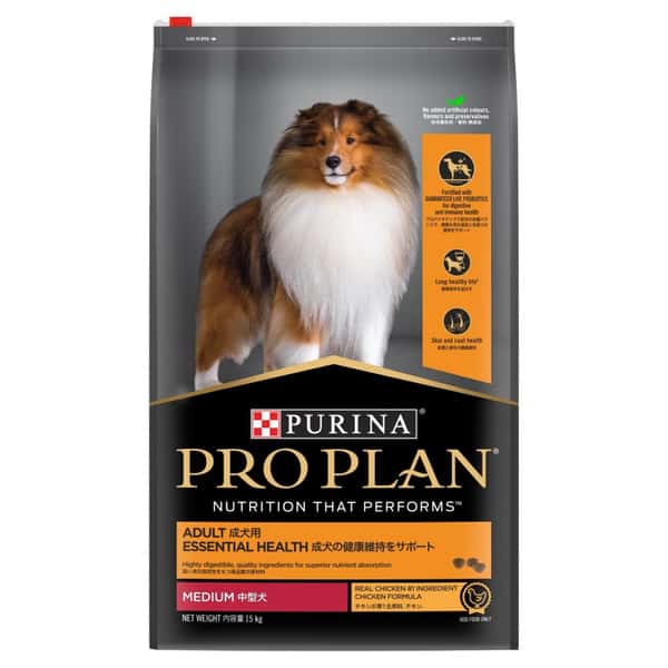 PURINA PURINA PROPLAN 冠能 狗糧 中型成犬配方 雞肉 3kg 3kg  正面圖