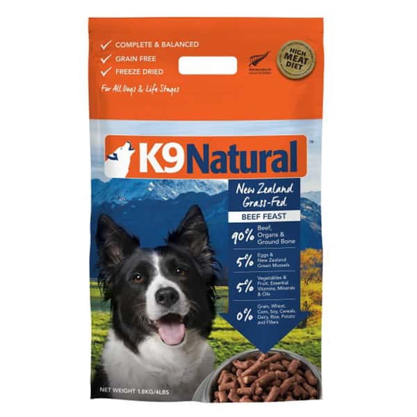 K9 Natural 狗糧 牛肉盛宴 Beef Feast 3.6kg (K9-B36K) (圖片1)