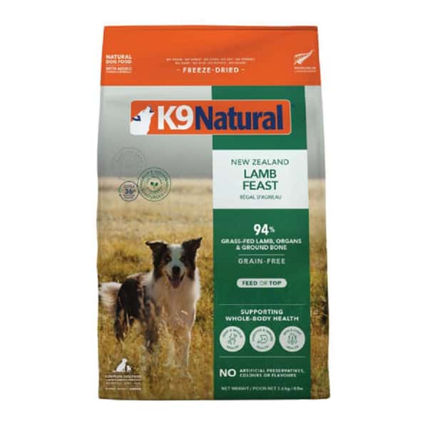 K9 Natural 狗糧 羊肉盛宴 Lamb Feast 3.6kg (K9-L36K) (圖片1)