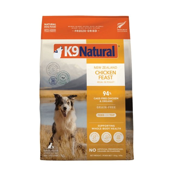 K9 K9 Natural 狗糧 鮮雞盛宴 Chicken Feast 500g 500g  正面圖