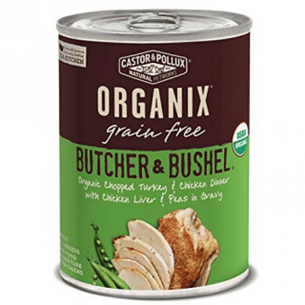 CASTOR & POLLUX ORGANIX 狗罐頭 有機無穀物 火雞雞肝及豌豆 12.7oz (36010) (圖片1)